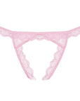 Adore Peach-Y Lace And Mesh Open Panty