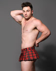 Andrew Christian Unleashed Plaid Skirt