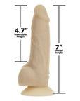 Naked Addiction 7 Inch Rotating & Vibrating Dong With Remote