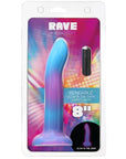 Rave Addiction 8 Inch Purple and Blue Silicone Dildo
