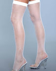 Fishnet Thigh Highs With Backseam