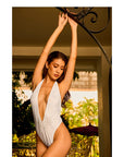 Candyland Crystal Mesh Plunging Bodysuit