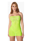 Candyland Crystal Mesh Contour Dress