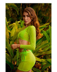 Candyland Crystal Mesh Shrug Set