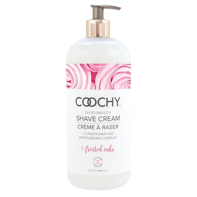 Coochy Shave Cream Frosted Cake