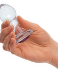 3.5 Inch Bling Bling Glass Butt Plug