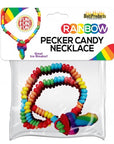 Rainbow Cock Stretchy Candy Necklace
