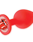 The 9's Booty Talk Silicone Butt Plug The Tongue