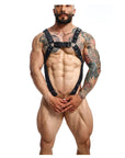 DNGEON Cross Cockring Harness by MOB