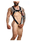 DNGEON Cross Cockring Harness by MOB