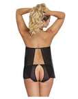 Sassy Cupless Baby Doll And Crotchless Panty Set