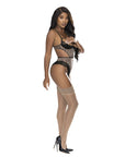 Purrfect Half Cup Teddy with Split Crotch