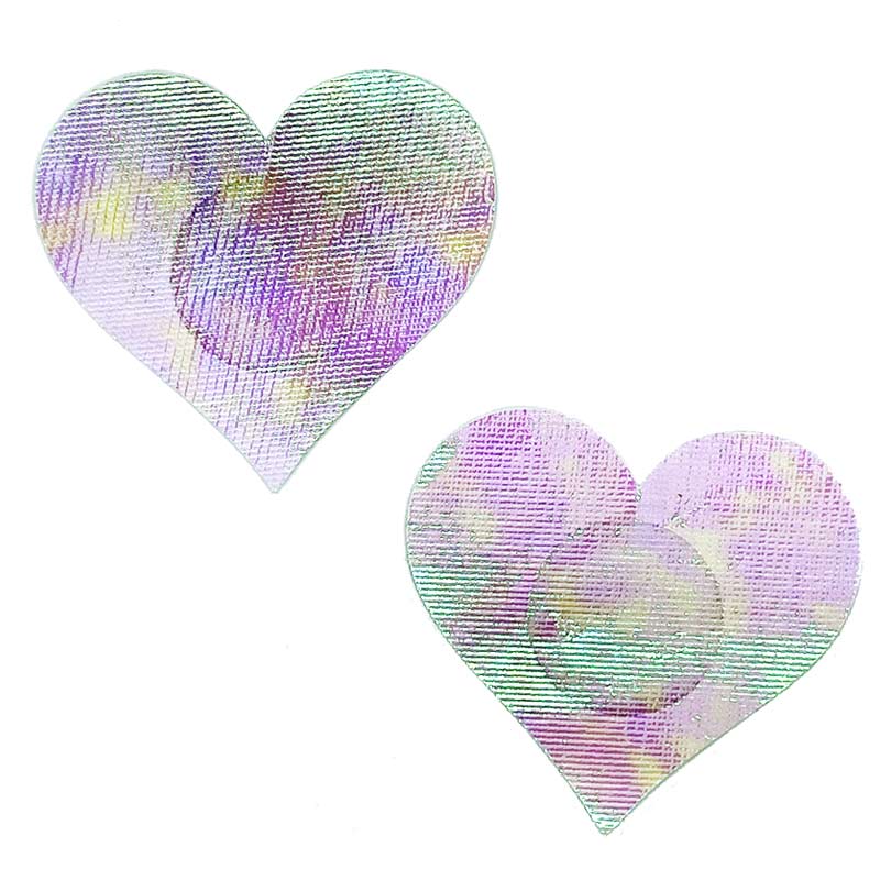 Popsi Hologram Heart Pasties