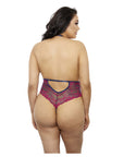 Popsi Multi Fushia Plus Size Teddy