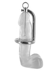Rouge Garments Stainless Steel Chastity Cage and Urethral Probe