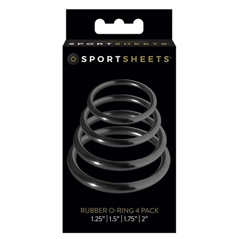 Sex &amp; Mischief O-Rings Set - 4 Assorted Sizes