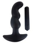 Onyx Silicone Vibrating Anal Plug