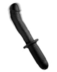 The Large Realistic 10X Silicone Vibrator with Handle
