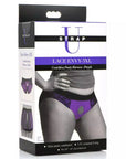 SU Lace Envy 3XL Crotchless Panty Harness - Purple