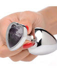Gemstones Amethyst Heart Anal Plug