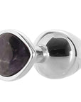 Gemstones Amethyst Heart Anal Plug
