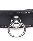 Fierce Vixen Leather Collar With Rhinestones