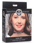 Lush Pet Silver Ring Slim Choker