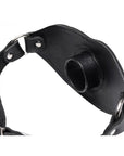 Leather Locking Open Mouth Gag