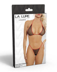 La Lure Sultry Fishnet Two-Piece Set