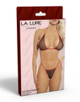 La Lure Sultry Fishnet Two-Piece Set