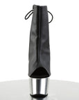 Adore-1018 Chrome Faux Leather Heel