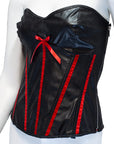 Faux Leather Corset Size XL