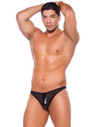Zeus Wet Look & Hot Mesh Thong