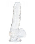 Crystal Addiction - 7 Inch Dong Jelly & Rubber Dildo