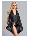 Blazer Sheer Tie Kimono