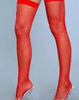 Nylon Fishnet Thigh Highs