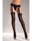 Back-Seam Garter Belt Stockings