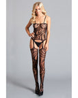 Spaghetti Strap Suspender Bodystocking