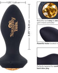 Naughty Bits Shake Your Ass Petite Vibrating Butt Plug