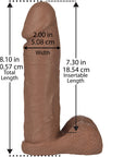 Vac-U-Lock Realistic Cock - Non-retail Packaging