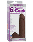 Vac-U-Lock Platinum Realistic 6 Inch Cock - Non-retail Packaging
