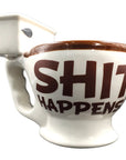 Shit Happens Toilet Bowl Shaped Mug