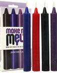 The 9s Make Me Melt Sensual Warm Drip Candles 4 Pack