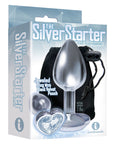 The 9s The Silver Starter Bejeweled Stainless Steel Plug