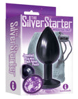 The 9s The Silver Starter Bejeweled Stainless Steel Plug