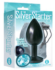The 9s The Silver Starter Bejeweled Stainless Steel Plug