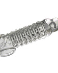 The 9s Toppers Open Ended Ribbed and Nubbed Penis Extender