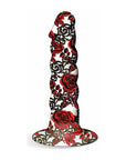 Iron Rose Twisted Silicone Dildo