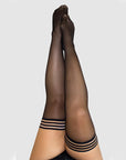 Kixies Taylor Sheer Thigh High Tights