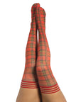Kixies Grace Red Plaid Tights